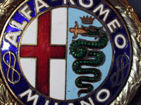Alfa Romeo Milano Emblem (Cloisonne)
