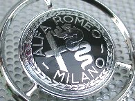 Alfa Romeo Milano Emblem(Chrome Base)