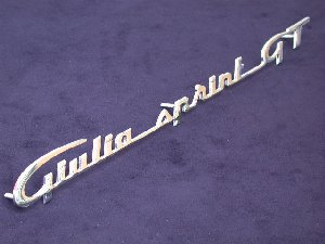 Giulia Sprint GT Script(Alfa Romeo) 