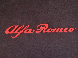 Alfa Romeoロゴステッカー(切り抜きタイプ/100mm) 