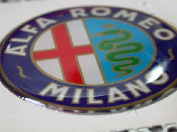 Alfa Romeo Milano 3D Emblem Sticker