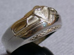 Alfa Romeo Sterling Silver 156 Shaped Ring