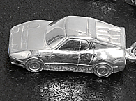 Ferrari 365BB Sterling Silver Keyring