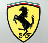 Scuderia Ferrari七宝SFフェンダーエンブレム (348/F355タイプ 右 