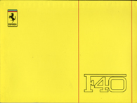 Ferrari F40 Technical Manual