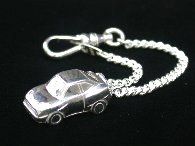 COUPE FIAT Sterling Silver Keyring