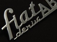 FIAT ABARTH 750 logo script