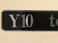 LANCIA Y10 TOURING Logo Plate