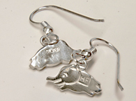 LANCIA (Elefantino) Sterling Silver Pierced Earrings