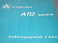 AUTOBIANCHI A112 Technical Manual
