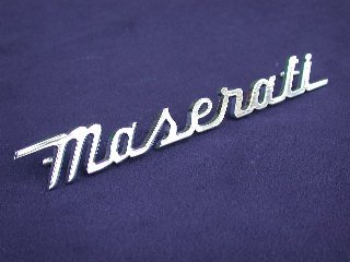 MASERATI  Script Emblem