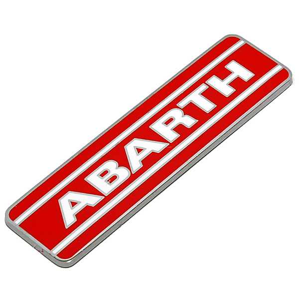ABARTH STRIPE & Logo Metal Emblem