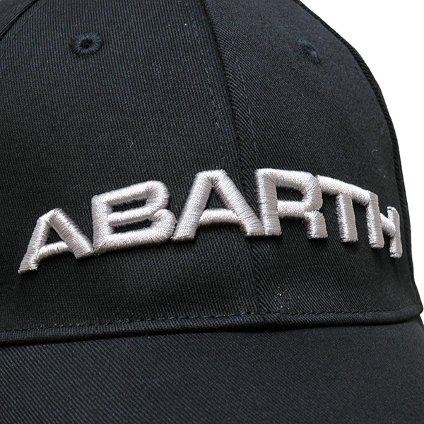 ABARTH純正ベースボールキャップ (ブラック/ABARTHロゴ)