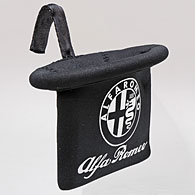Alfa Romeo Small Pocket with Hook (Black/White Emblem)