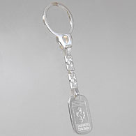 Ferrari CLUB ITALIA Sterling Silver Keyring