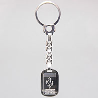 Ferrari CLUB ITALIA Sterling Silver Keyring