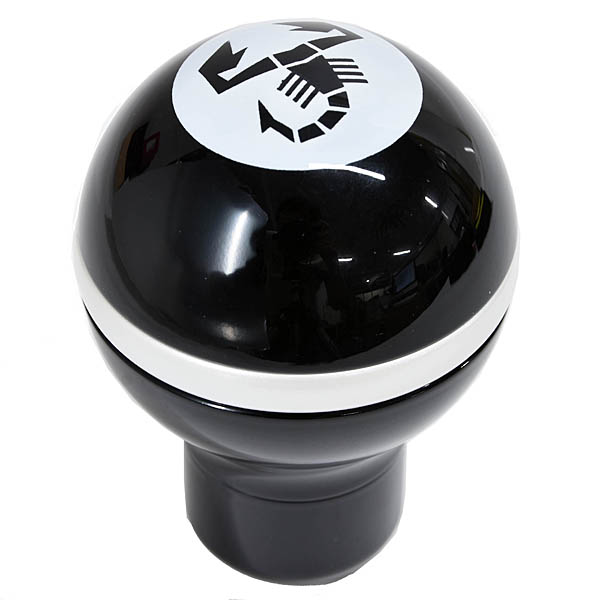ABARTH Scorpione Gear Knob (Black/White line)