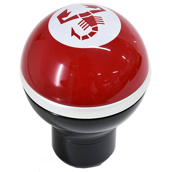 ABARTH Scorpione Gear Knob (Red/White line)