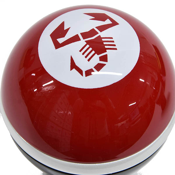 ABARTH Scorpione Gear Knob (Red/White line)