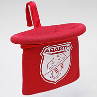 ABARTH Small Pocket with Hook (Red/White Emblem)
