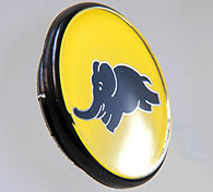 LANCIA Wheel Center Cap (Yellow/Blue Elephant)