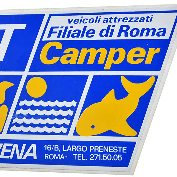 FIAT Camper Vintage Sticker