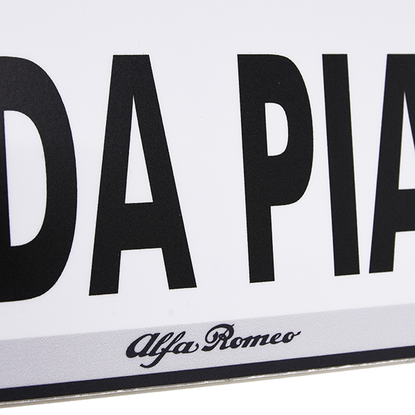 Italian License Plate Shaped GUIDA PIANO Plate