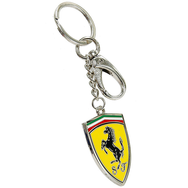 Ferrari SF Metal Emblem Keyring