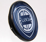 LANCIA Wheel Center Cap (Navy/Chrome