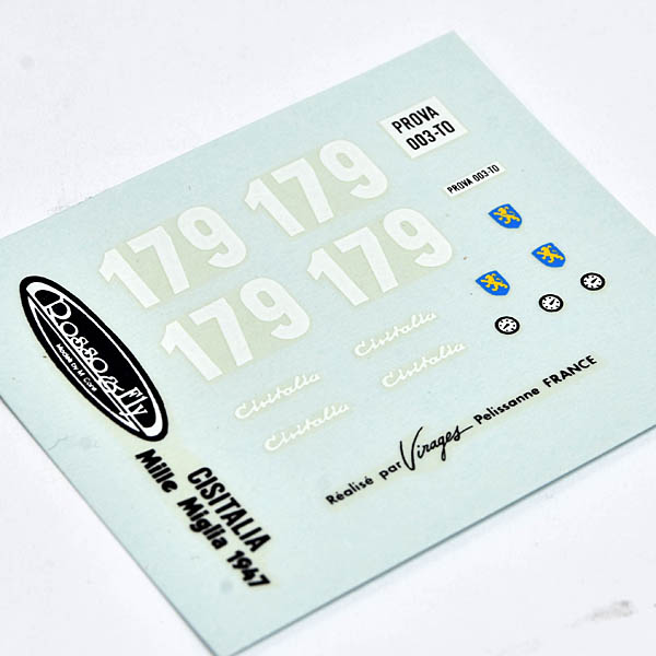 1/43 1000 MIGLIA CISITALIA 202S MM 1947ǯ�ߥ˥��奢��ǥ��Ȥ�Ω�ƥ��å� by Rosso & Fly