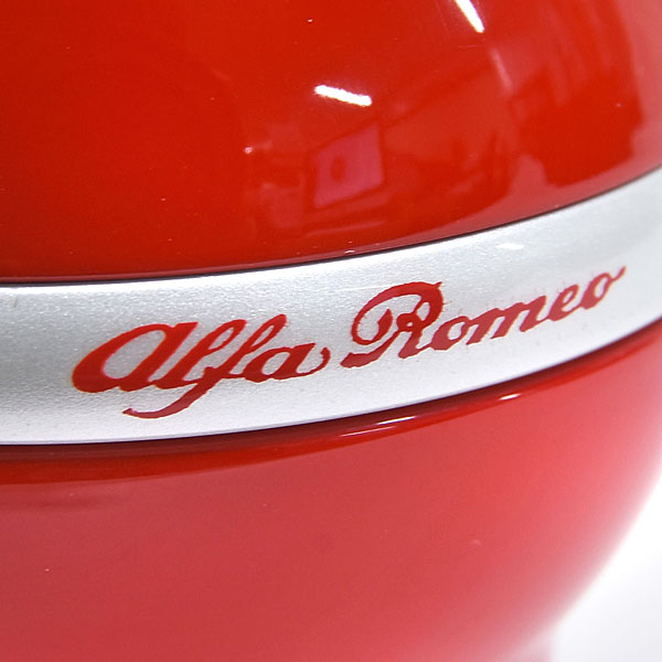 Alfa Romeo BISCIONE Gear Knob (Reverse Lock/Red/White Line/Alfa Logo)