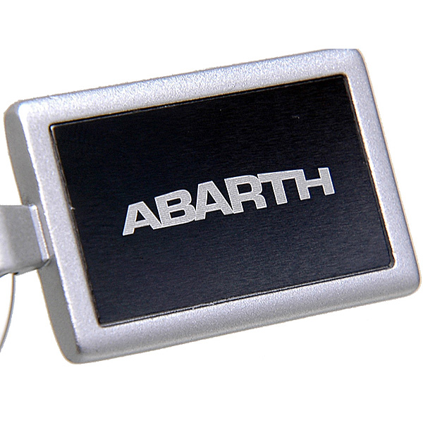 ABARTH Square Metal Keyring(BLACK)