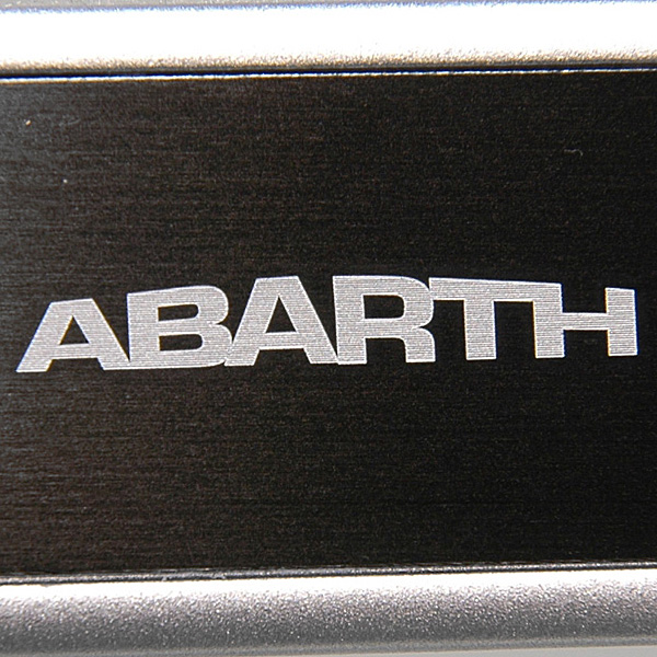 ABARTH Square Metal Keyring(BLACK)