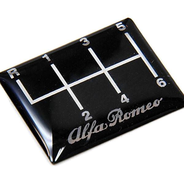 Alfa Romeo Shift Sticker (6speed)