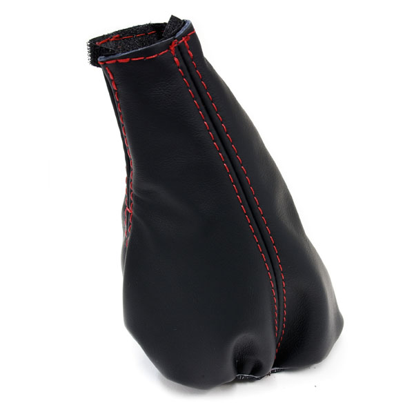 FIAT NEW PANDA Leather Shift Boots (Black/Red Steach)