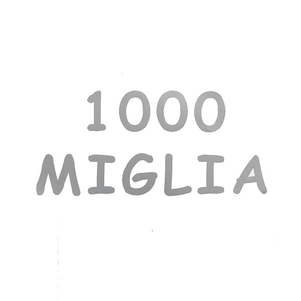 1000 MIGLIA Logo Sticker (Die-Cut/small)