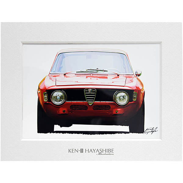 Alfa Romeo Giulia Sprint GTA Illustration Kenichi Hayashibe