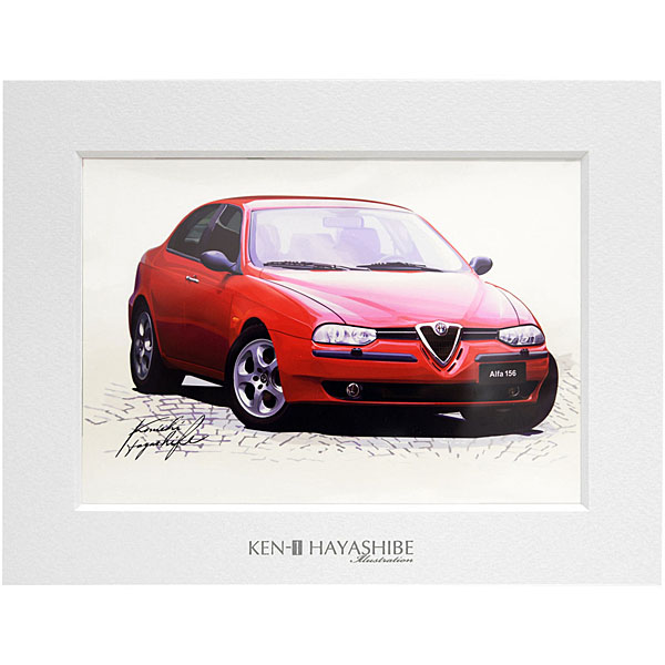 Alfa Romeo 156イラストレーション by林部研一<br><font size=-1 color=red>11/24到着</font>