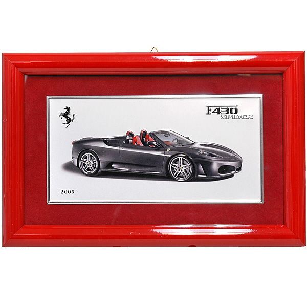 Ferrari純正F430 Spider額装プレート/Ferrari永年勤続者退職記念用