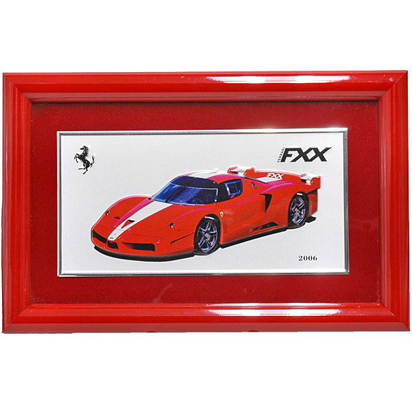 Ferrari純正FXX額装プレート/Ferrari永年勤続者退職記念用