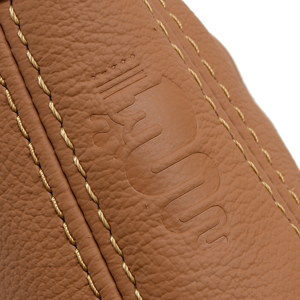 Alfa 159 Leather Hand Brake Boots (Brown/Brown steach/snake)