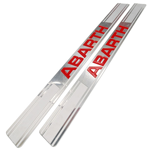 ABARTH Door Step Guard (Red Logo)