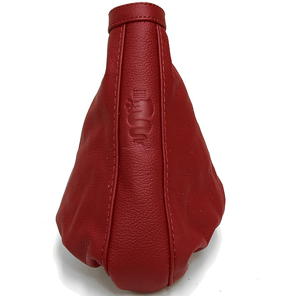 Alfa MiTo Leather Hand Brake Boots (Red/Red steach/snake)