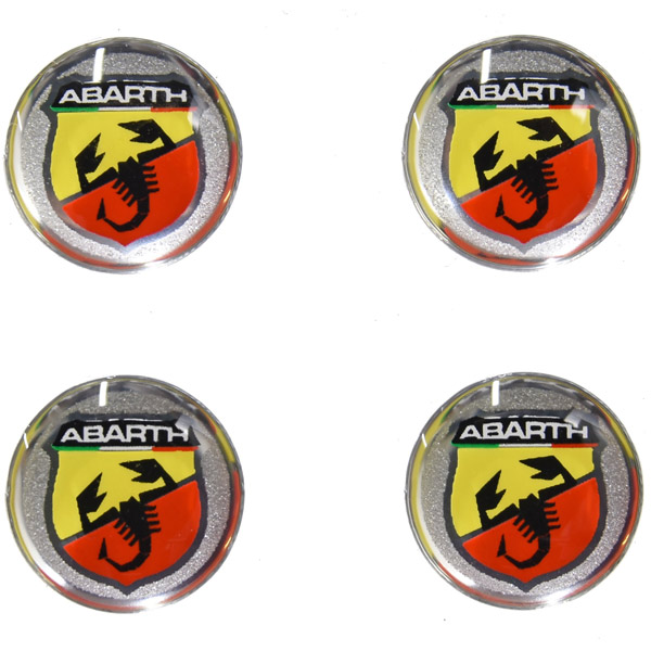 ABARTH New¥¨¥ó¥Ö¥ì¥à3D¥¹¥Æ¥Ã¥«¡¼ (12mm/4Ë祻¥Ã¥È)<br><font size=-1 color=red>11/19ÅþÃå</font>