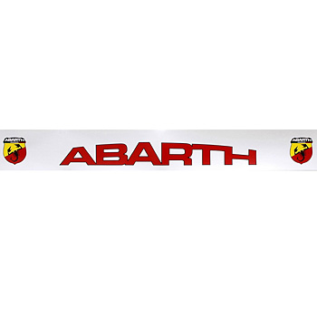 ABARTH NEW¥í¥´¥¦¥£¥ó¥É¥¦¥·¡¼¥ë¥ÉÍÑ¥¹¥Æ¥Ã¥«¡¼ (¥Û¥ï¥¤¥È¥Ù¡¼¥¹)<br><font size=-1 color=red>02/05ÅþÃå</font>