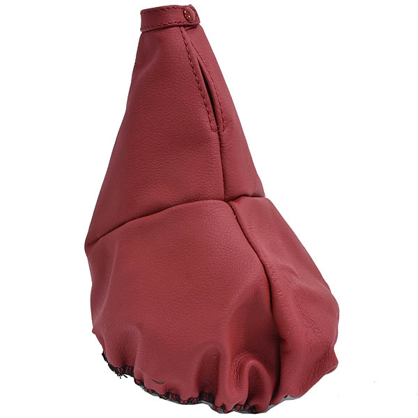 Alfa Romeo 147 Leather Hand-Brake Boots (Red/Red Steach/Snake)