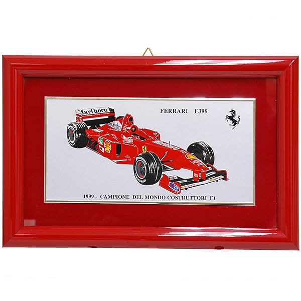 Ferrari純正F399額装プレート/Ferrari永年勤続者退職記念用