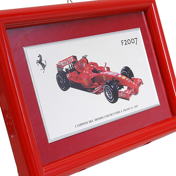 Ferrari F2007 Plate with Frame