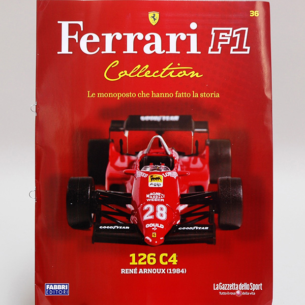 1/43 Ferrari F1 Collection No.36 126C4 RENE ARNOUX Miniature Model