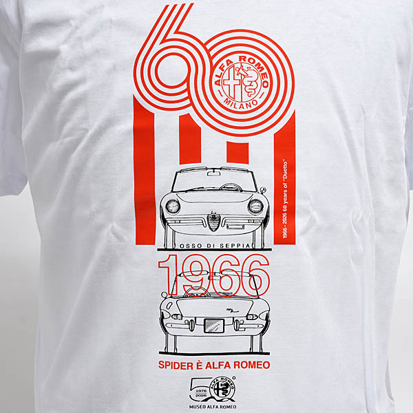 Official Alfa Romeo Spider 60th Anniversary T-Shirt (1966)